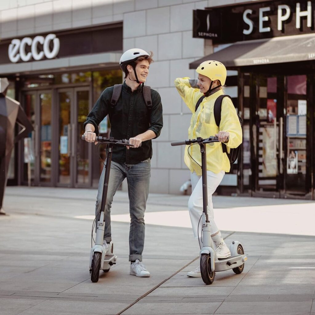 Segway Ninebot MAX Electric KickScooter, 350W-1000W Motor, 25-43 Mi Long Range  18.6-22 MPH, 10-inch Pneumatic Tires, Dual Braking System and Cruise Control, Electric Commuter Scooter for Adults