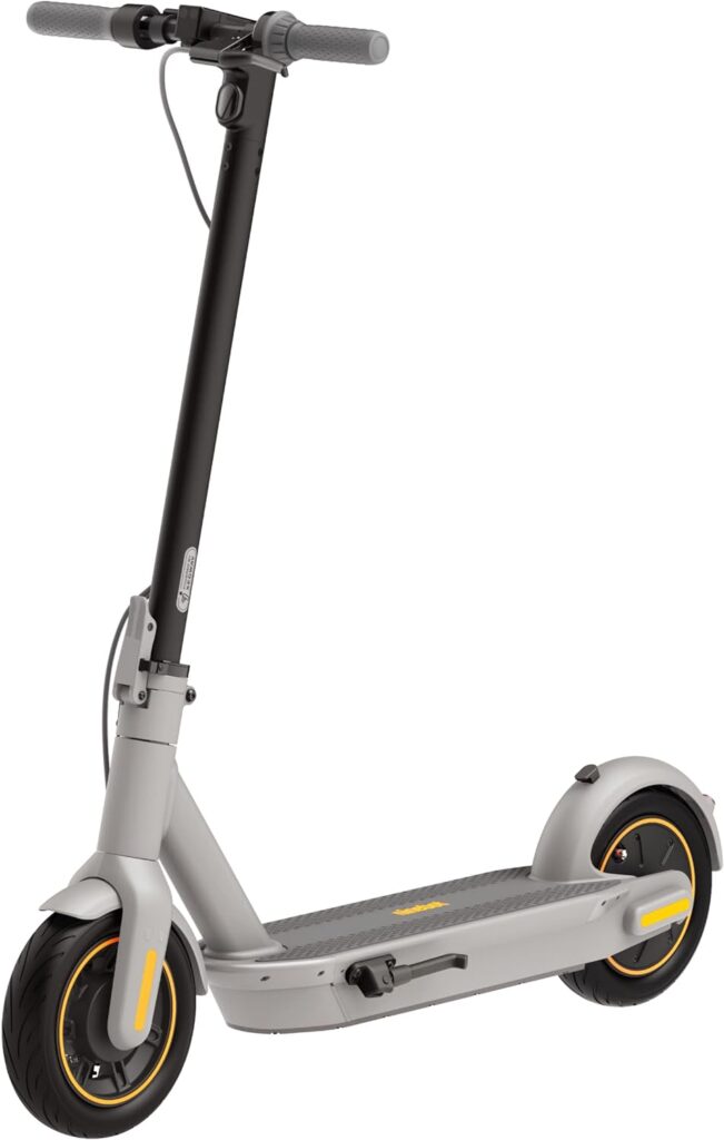 Segway Ninebot MAX Electric KickScooter, 350W-1000W Motor, 25-43 Mi Long Range  18.6-22 MPH, 10-inch Pneumatic Tires, Dual Braking System and Cruise Control, Electric Commuter Scooter for Adults