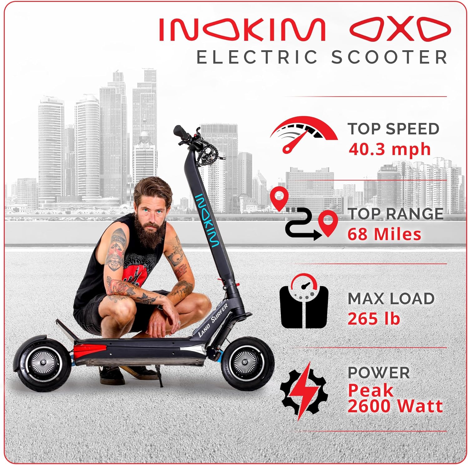 INOKIM OXO 40 mph Dual Motor Super Electric Scooter Review