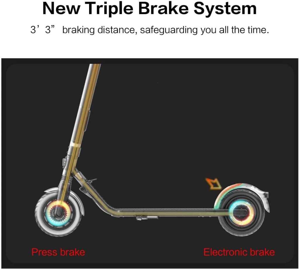 Segway Ninebot E22/E25/E45 Electric KickScooter, 300W Motor, 13.7-28 Miles Range  12.4-18.6 MPH, 9 Dual Density Tires, E-ABS Electronic Brake, Commuter E-Scooter for Adults