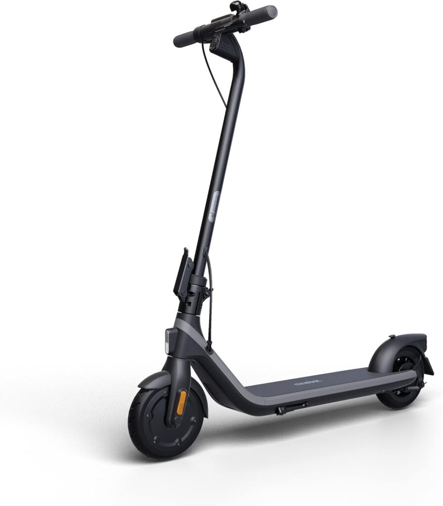 Segway Ninebot Electric Kick Scooter E2/E2 Plus/ES1L, Power by 250W  300W Motor, 12.4-15.5 Mi  12.4-15.5 MPH, 8.1-Inch Inner Hollow Tires, Cruise Control - Black