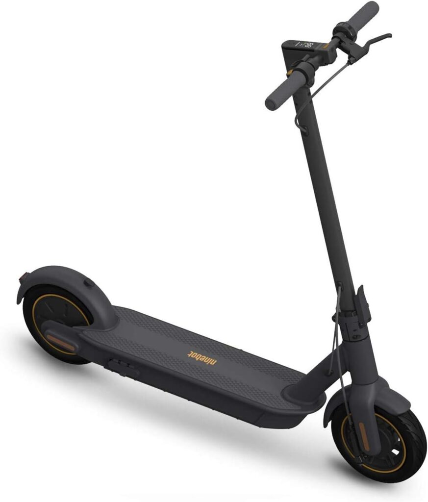 Segway Ninebot MAX Electric Kick Scooter - 43/40/25 mi Range, 18.6/22 mph Max Speed, 10-inch Pneumatic Tire, Dual Braking System and Cruise Control, Black