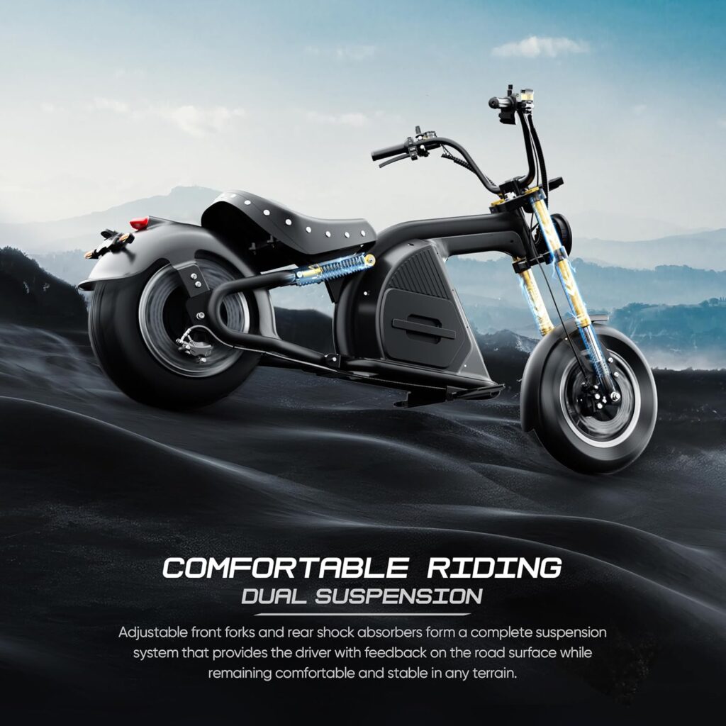 Picture of eAhora 4000W M8S Electric Motorcycle Review – RiderMojo.com – Explore ...