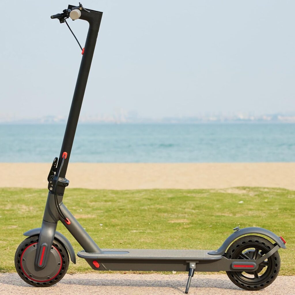 G5.0 Electric Scooter Adults - 21Mile Range  19MPH Speed E-Scooter, 350W Scooter for Adults up to 264lbs, Folding Scooters with 8.5 Solid Tires, Dual Braking, Mobile APP