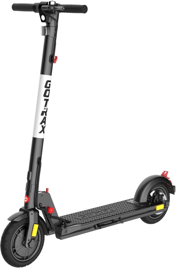 Gotrax Adults Electric Scooter, 8.5 Pneumatic Tire, Max 14/16 Mile Range, Max 15.5/18 mph Speed ​​Power by 250/300W Motor, with Cruise Control Foldable Electric Scooter for Adult