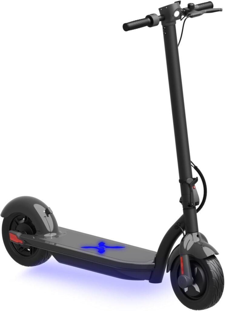 Hover-1 Alpha Cargo/2.0 Foldable Electric Scooter with 300W/450W Brushless Motor, 16-18 mph Max Speed, 10/12” Tires, and 12-15 Mile Range