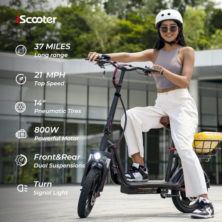 iScooter Electric Scooter with Seat Review