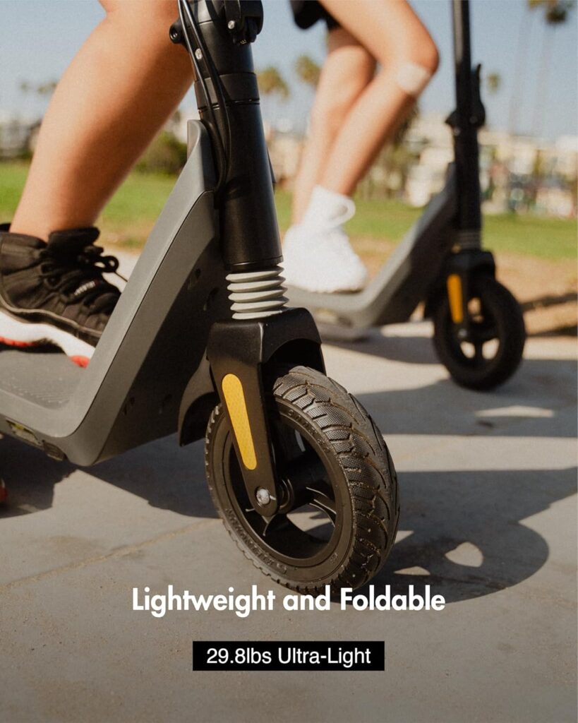 OKAI Zippy Electric Scooter - 15.5 Miles Range  15 MPH, 500W Peak Motor, 8 Flat-Free Tires, Foldable Electric Scooter for Teens and Kids, UL Certified