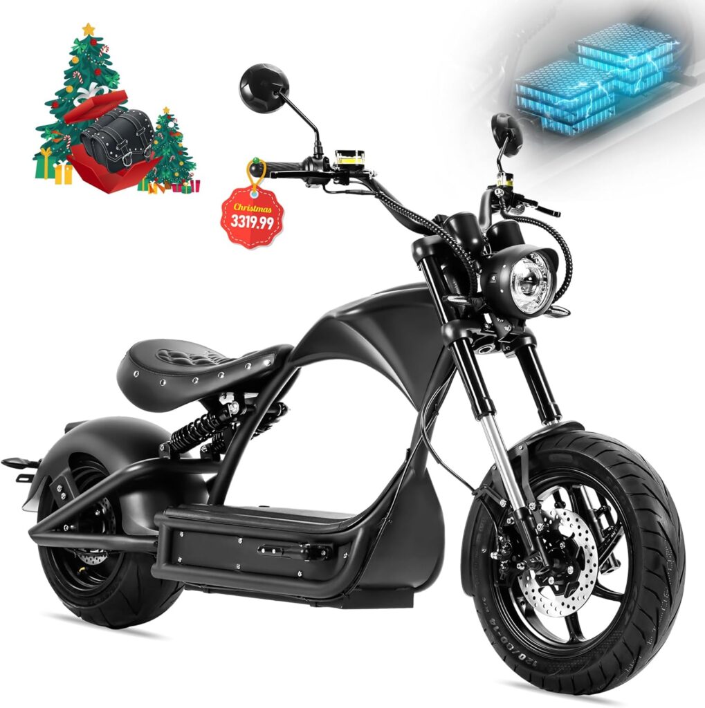 4000W 50MPH M1P Pro Electric Motorcycle for Adults 55 Miles Long Range 60V 42AH Battery, Full Suspension Dual Hydraulic Brake DOT Approved Motorcycle(2025 Upgraded)